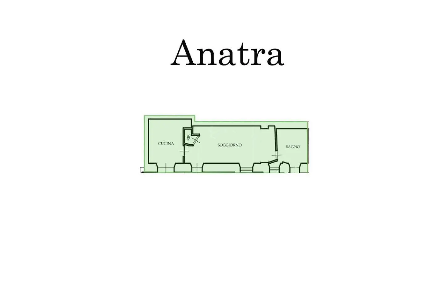 Appartement Anatra Sorso Apartament